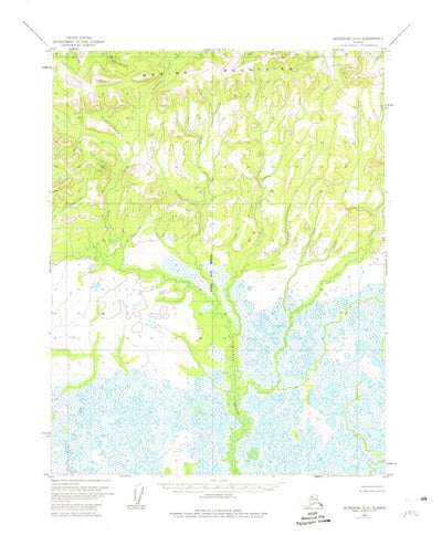 United States Geological Survey Shungnak D-6, AK (1955, 63360-Scale) digital map