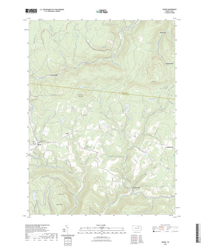 United States Geological Survey Shunk, PA (2023, 24000-Scale) digital map