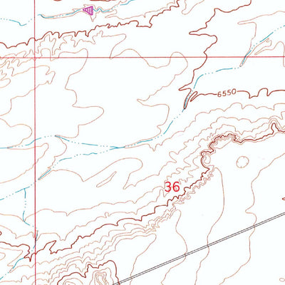 United States Geological Survey Shute Creek Lake, WY (1969, 24000-Scale) digital map