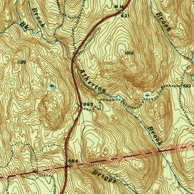 United States Geological Survey Shutesbury, MA (1943, 31680-Scale) digital map