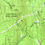 United States Geological Survey Shutesbury, MA (1964, 25000-Scale) digital map