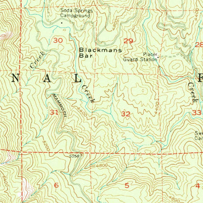 United States Geological Survey Shuteye Peak, CA (1953, 62500-Scale) digital map