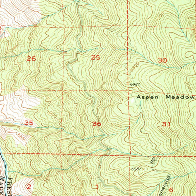 United States Geological Survey Shuteye Peak, CA (1953, 62500-Scale) digital map