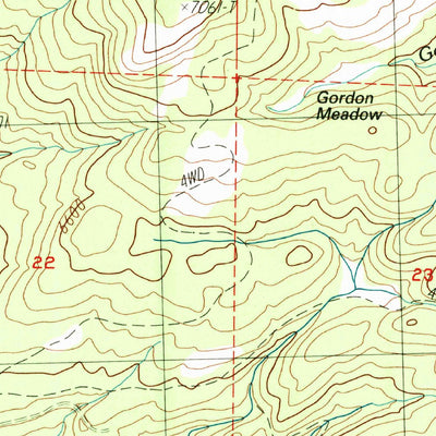 United States Geological Survey Shuteye Peak, CA (1990, 24000-Scale) digital map