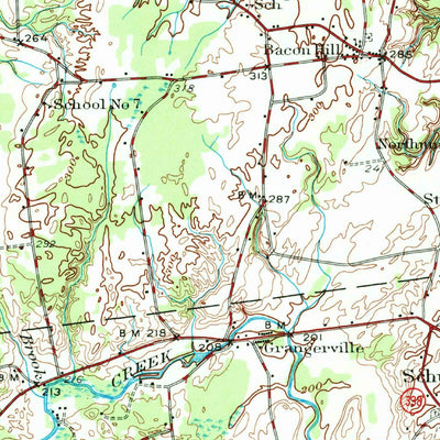 United States Geological Survey Shuylerville, NY (1947, 62500-Scale) digital map