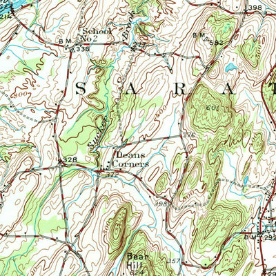 United States Geological Survey Shuylerville, NY (1947, 62500-Scale) digital map