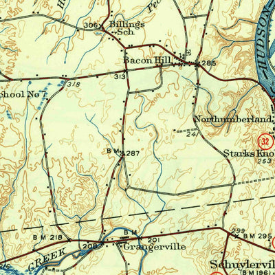 United States Geological Survey Shuylerville, NY (1949, 62500-Scale) digital map