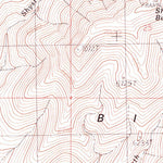 United States Geological Survey Shyster Butte, NV (1990, 24000-Scale) digital map
