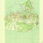 United States Geological Survey Siasconset, MA (1945, 31680-Scale) digital map
