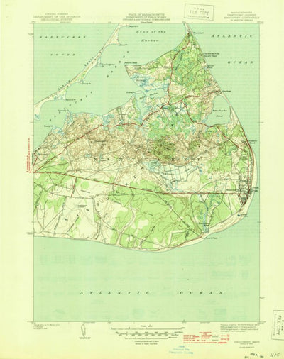 United States Geological Survey Siasconset, MA (1945, 31680-Scale) digital map