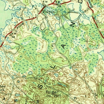 United States Geological Survey Siasconset, MA (1945, 31680-Scale) digital map