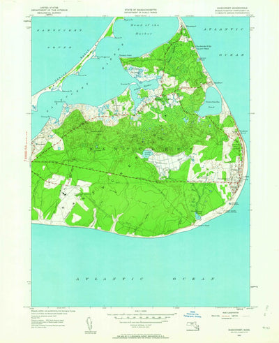 United States Geological Survey Siasconset, MA (1951, 24000-Scale) digital map