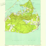 United States Geological Survey Siasconset, MA (1951, 31680-Scale) digital map