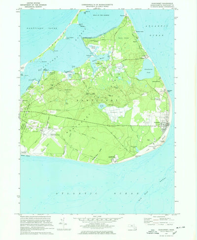 United States Geological Survey Siasconset, MA (1972, 24000-Scale) digital map