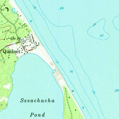 United States Geological Survey Siasconset, MA (1972, 24000-Scale) digital map