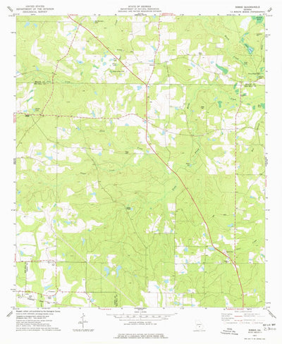 United States Geological Survey Sibbie, GA (1977, 24000-Scale) digital map