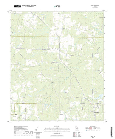 United States Geological Survey Sibbie, GA (2020, 24000-Scale) digital map