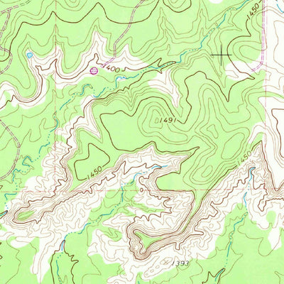 United States Geological Survey Sibley Creek, TX (1966, 24000-Scale) digital map