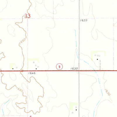 United States Geological Survey Sibley East, IA-MN (1972, 24000-Scale) digital map