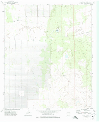 United States Geological Survey Sibley Hole, NM (1972, 24000-Scale) digital map