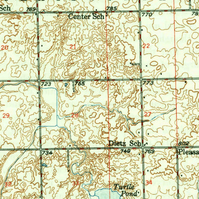 United States Geological Survey Sibley, IL (1949, 62500-Scale) digital map