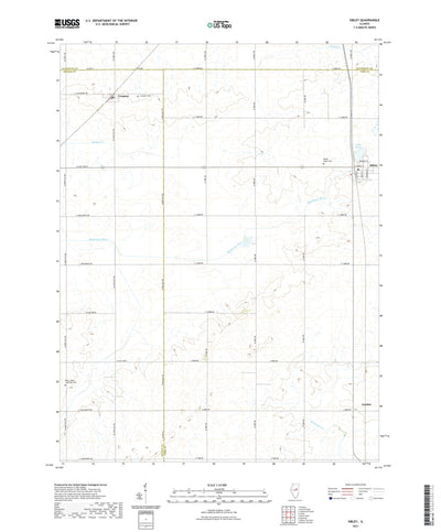 Sibley, IL (2021, 24000-Scale) Map by United States Geological Survey ...