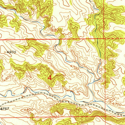 United States Geological Survey Sibley Peak, WY (1951, 24000-Scale) digital map
