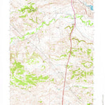 United States Geological Survey Sibley Peak, WY (1961, 24000-Scale) digital map