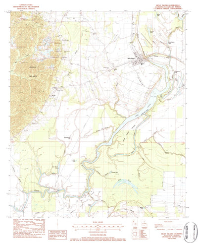 United States Geological Survey Sicily Island, LA (1983, 24000-Scale) digital map
