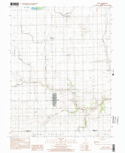 United States Geological Survey Sidell, IL (1998, 24000-Scale) digital map