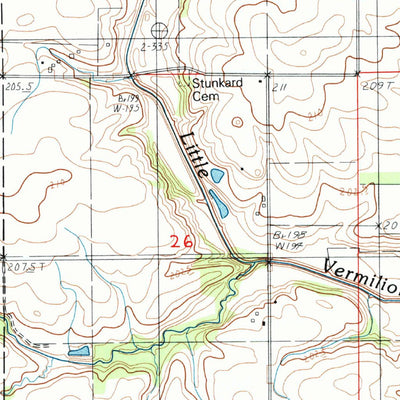 United States Geological Survey Sidell, IL (1998, 24000-Scale) digital map