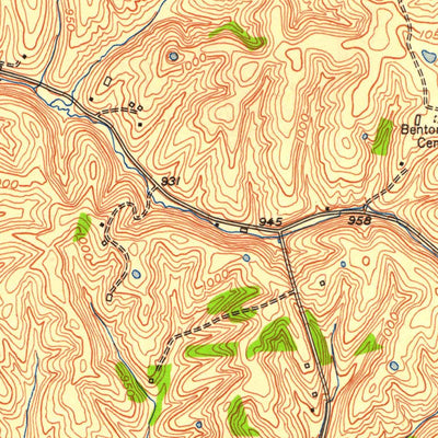 United States Geological Survey Sideview, KY (1952, 24000-Scale) digital map