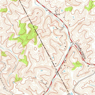 United States Geological Survey Sideview, KY (1965, 24000-Scale) digital map