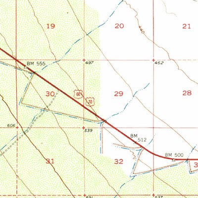 United States Geological Survey Sidewinder Well, CA (1952, 62500-Scale) digital map