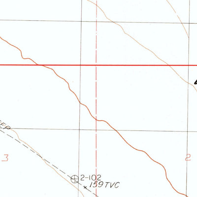 United States Geological Survey Sidewinder Well, CA (1983, 24000-Scale) digital map