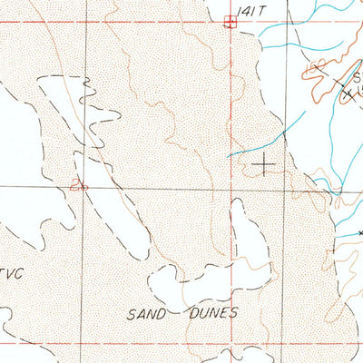 United States Geological Survey Sidewinder Well, CA (1983, 24000-Scale) digital map