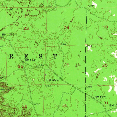 United States Geological Survey Sidnaw, MI (1954, 62500-Scale) digital map