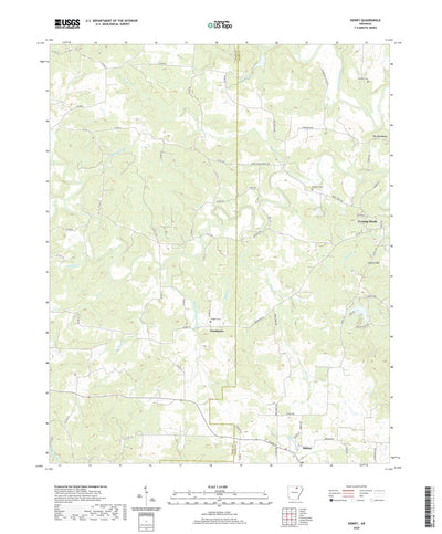 United States Geological Survey Sidney, AR (2020, 24000-Scale) digital map