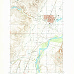 United States Geological Survey Sidney, MT (1966, 24000-Scale) digital map