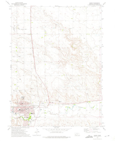 United States Geological Survey Sidney, NE (1972, 24000-Scale) digital map
