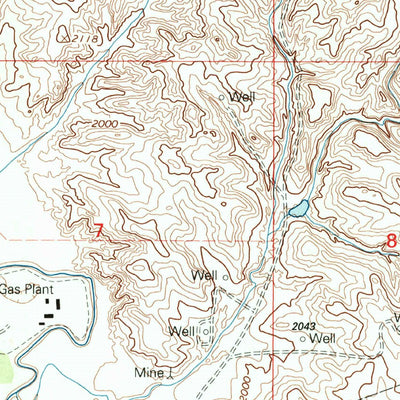 United States Geological Survey Sidney NE, MT-ND (1997, 24000-Scale) digital map