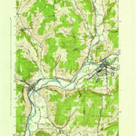 United States Geological Survey Sidney, NY (1945, 31680-Scale) digital map