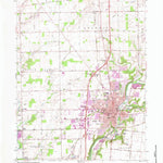 United States Geological Survey Sidney, OH (1961, 24000-Scale) digital map