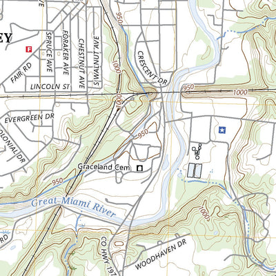 United States Geological Survey Sidney, OH (2023, 24000-Scale) digital map