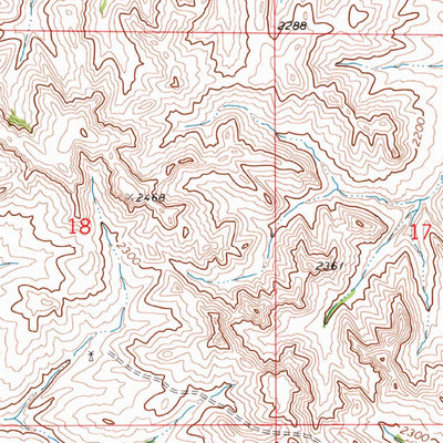 United States Geological Survey Sidney SE, MT-ND (1972, 24000-Scale) digital map