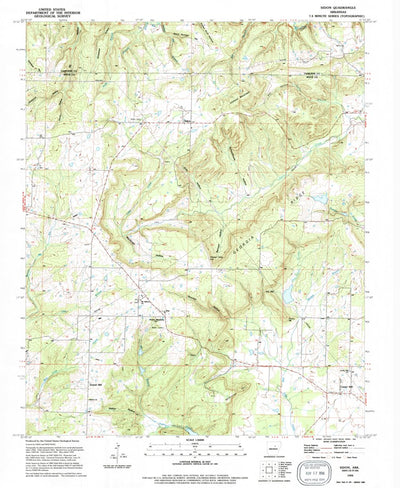 United States Geological Survey Sidon, AR (1994, 24000-Scale) digital map