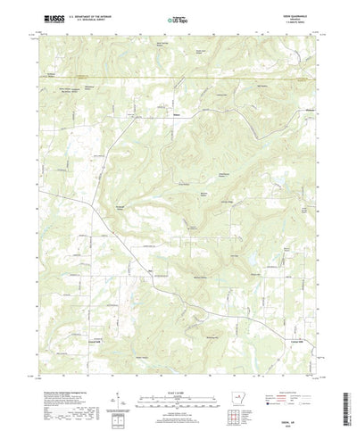 United States Geological Survey Sidon, AR (2020, 24000-Scale) digital map