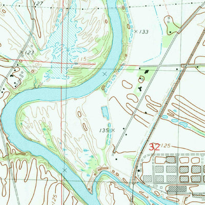 United States Geological Survey Sidon, MS (1982, 24000-Scale) digital map