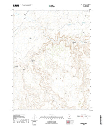 United States Geological Survey Sids Mountain, UT (2020, 24000-Scale) digital map