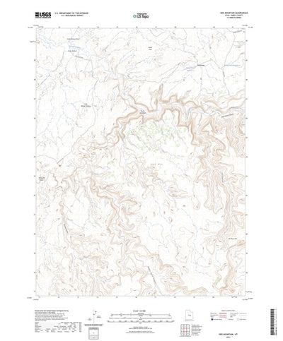 United States Geological Survey Sids Mountain, UT (2023, 24000-Scale) digital map